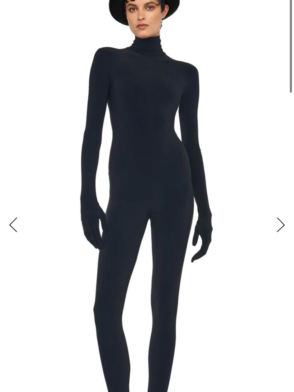 Norma Kamali Black Full-Body Jumpsuit